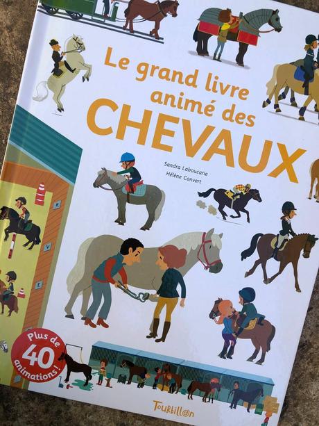 Gros plan sur LE GRAND LIVRE ANIME DES CHEVAUX: Editions TOURBILLON