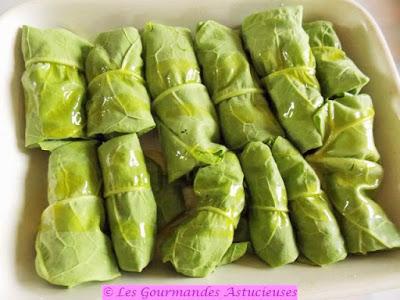 Arroche farcie au riz aromatisé (Vegan)