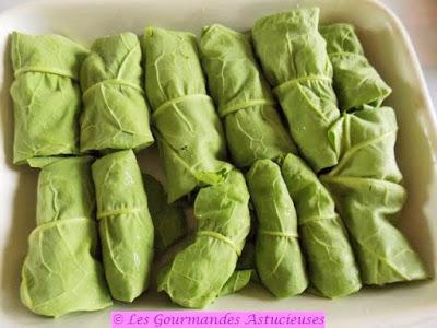 Arroche farcie au riz aromatisé (Vegan)