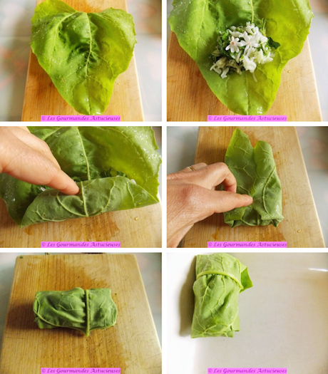 Arroche farcie au riz aromatisé (Vegan)