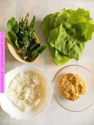 Arroche farcie au riz aromatisé (Vegan)