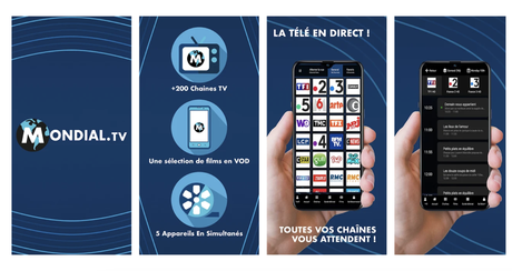 Mondial TV : application pour regarder la TV en direct sur smartphone