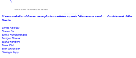 Galerie GNG Exposition « où il est question de proportions » 8 Juillet-7 Août 2021