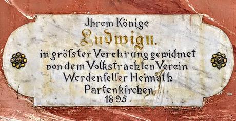 König Ludiwg II. Denkmal — Partenkirchen — 18 Bilder / 18 photos — Le monument au roi Louis II de Bavière