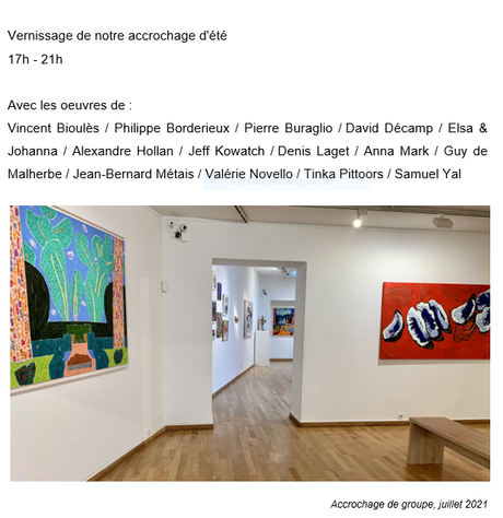 Galerie La Forest Divonne le 1er Juillet 2021