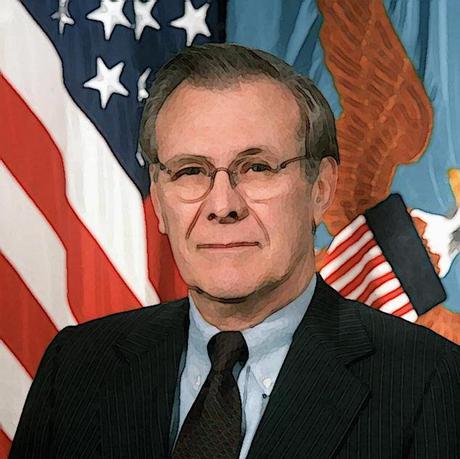 Donald Rumsfeld, faucon et vrai… Donald Rumsfeld, faucon et vrai…