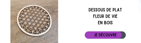 Fleur de vie en bois