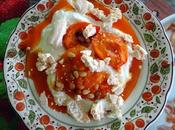 Mousse yaourt abricots rôtis