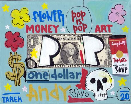Pop art dollar