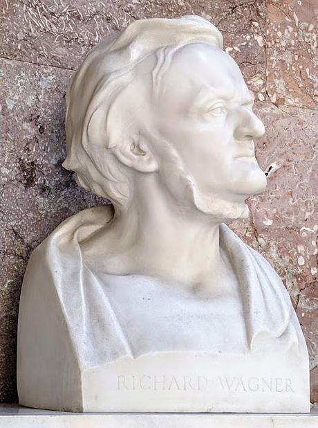Bernhard Bleeker — Büste von Richard Wagner, Walhalla, Donaustauf — 3 Bilder / 3 photos — Buste de Richard Wagner au Walhalla