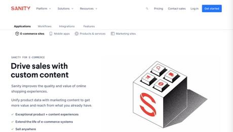 Page d'accueil de Sanity Page d'accueil de Sanity