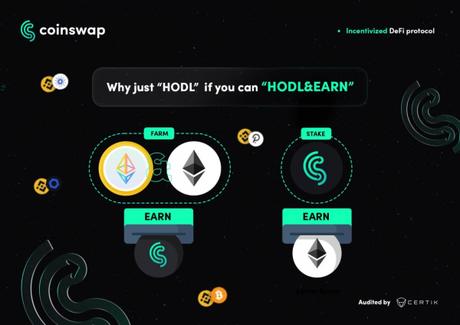 CoinSwap Space présente ETH-BETH pour augmenter encore les options DeFi pour les utilisateurs de leur BSC DEX