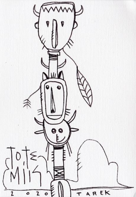 Dessins de la série Totemik
