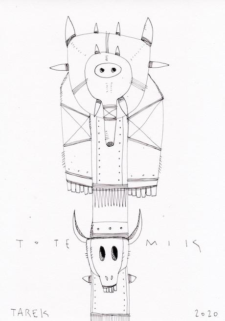 Dessins de la série Totemik