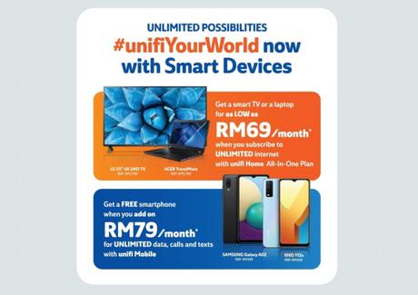 TM offre un smartphone gratuit via un ensemble d’appareils mobiles unifi TM offre un smartphone gratuit via un ensemble d’appareils mobiles unifi