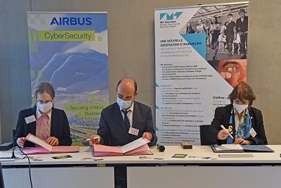L’Institut Mines-Telecom, IMT Atlantique et Airbus CyberSecurity renforcent leur partenariat