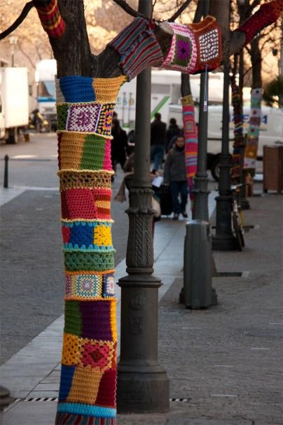 Tricot urbain /Yarn bombing -Billet n° 548