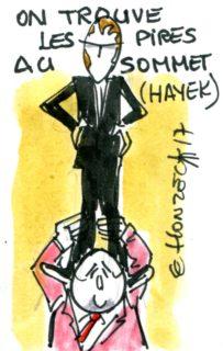 Hayek avait raison : on trouve les pires au sommet