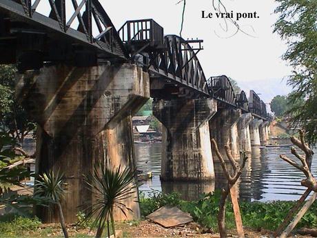 La Thaïlande - Le pont de la rivière Kwaï