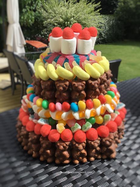 Gâteau bonbons anniversaire 