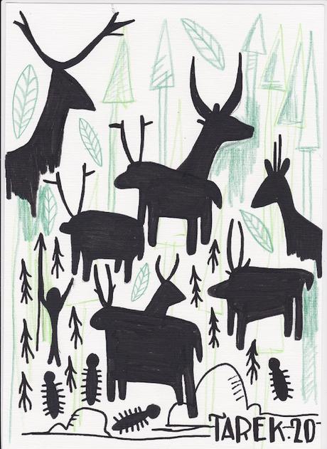 Dessins de la série Tribal