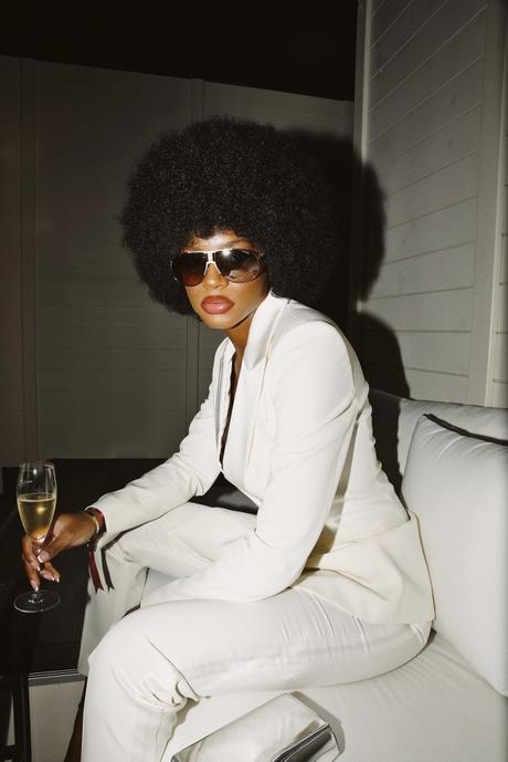 Numan Acar, Mohammed Al Turki, Catrinel Marlon et Didi Stone en BOSS à Cannes