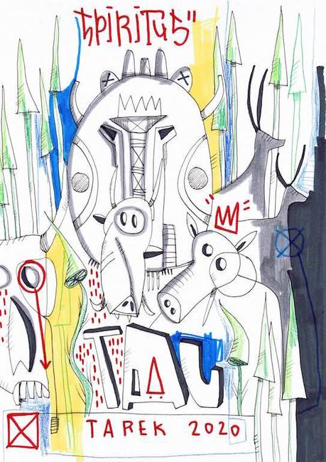 Dessins de la série Tribal