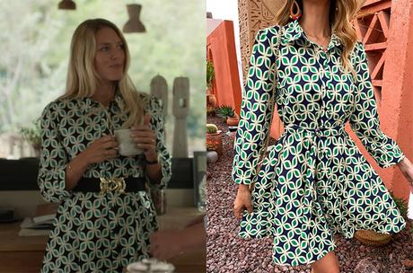 UN SI GRAND SOLEIL : la robe à motifs géométriques de Johanna dans l’épisode 694