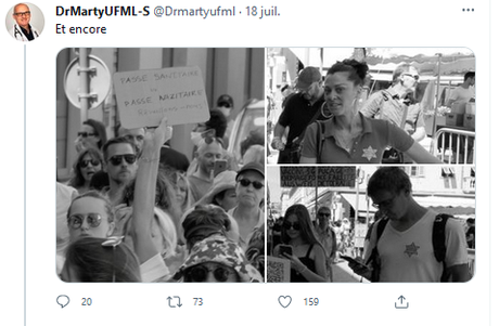 Les manifestations contre le passeport sanitaire manipulées par l’extrême-droite Les manifestations contre le passeport sanitaire manipulées par l’extrême-droite