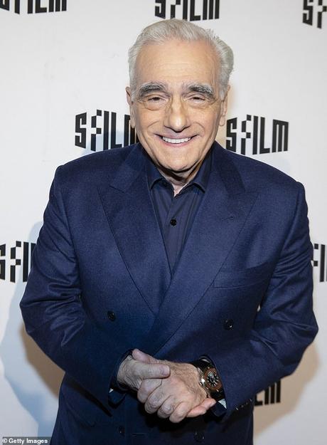 Cinéaste célèbre : la pièce présente un portrait de Scorsese ainsi que des images et des titres de certaines de ses œuvres les plus emblématiques, notamment Goodfellas, Taxi Driver et The Wolf Of Wall Street