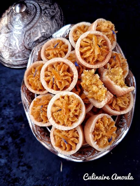 Minis tartelettes oranges-amandes
