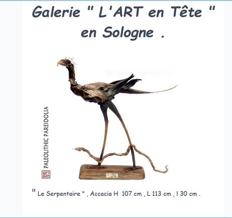 Galerie « l ‘Art en tête » en Sologne exposition  » ANGE » La Ferté Imbault