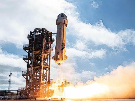 Jeff Bezos, milliardaire et fondateur d'Amazon, nouvel astronaute dans l'Espace