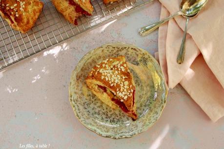 Scones aux framboises et citron vert