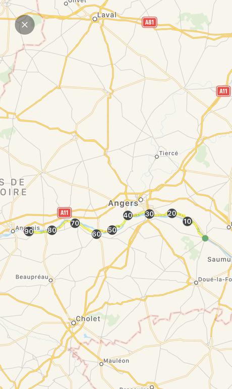 Loire à vélo • 6 • Le genou grince