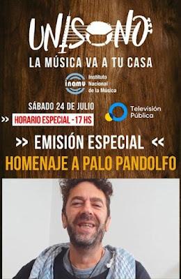 Televisión Pública et le INM rendent hommage à Palo Pandolfo [à l’affiche]