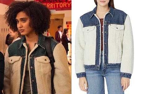 NEVER HAVE I EVER : Fabiola’s sherpa jacket in S2E07