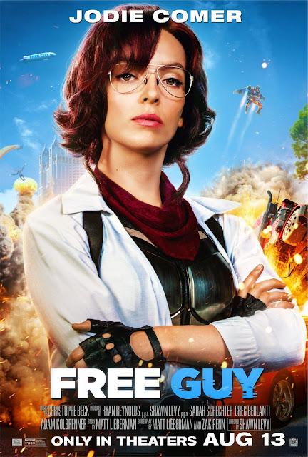 Affiches personnages US pour Free Guy de Shawn Levy