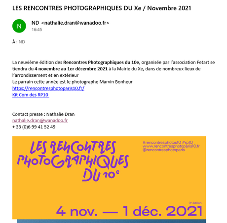 Actualités Photographiques – Festival Circulation(S)