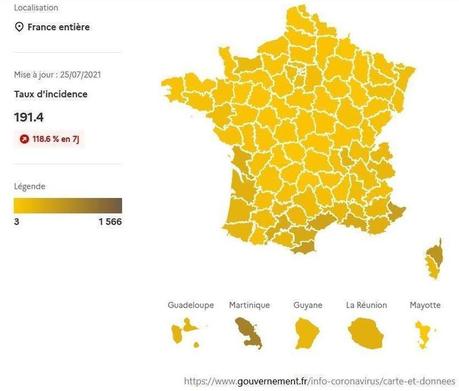Variant delta : la territorialisation des restrictions sanitaires Variant delta : la territorialisation des restrictions sanitaires