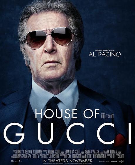 Affiches personnages US pour House of Gucci de Ridley Scott
