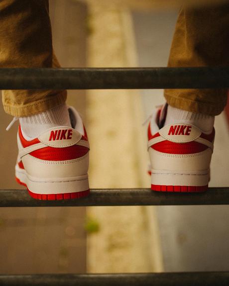 La Nike Dunk Low White University Red drop demain