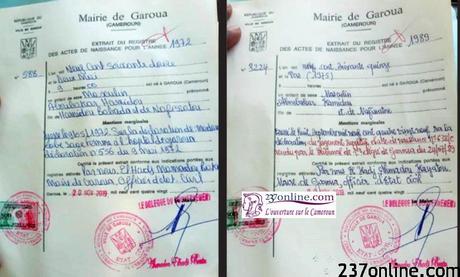 Cameroun – Crime : Elle falsifie des actes de naissance