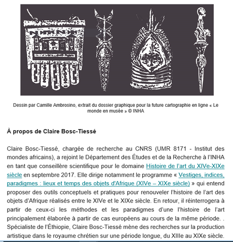 I N HA « Afrique en musée » une série d’articles qui identifie et retrace l’histoire d’objets africains dans les collections publiques françaises