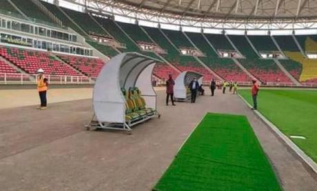 Cameroun : Vestiaires et espaces officiels du Stade Olembe prêts