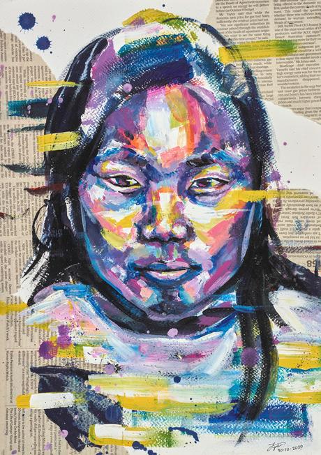 Le portrait de Jacqueline Qin de sa soeur Jessica