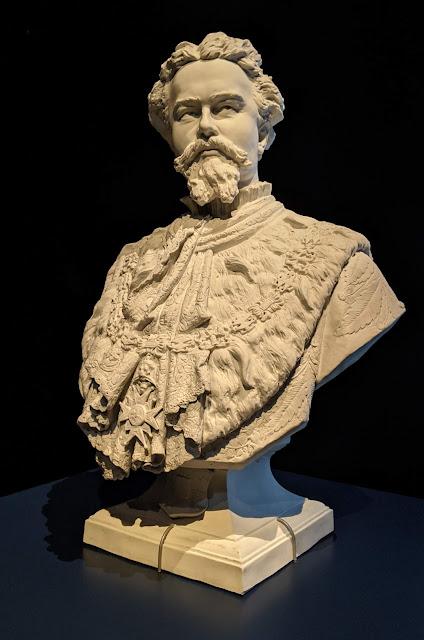 Buste du roi Louis II — Bayerische Landesausstellung in Regensburg — Büste Ludwigs II.