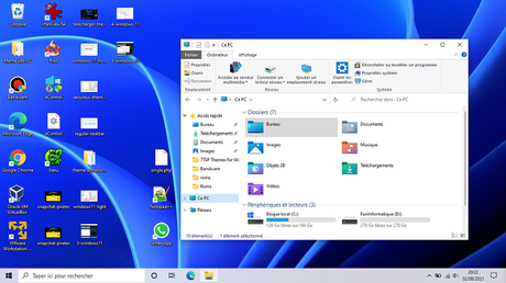 Faire ressembler Windows 10 à Windows 11 Faire ressembler Windows 10 à Windows 11