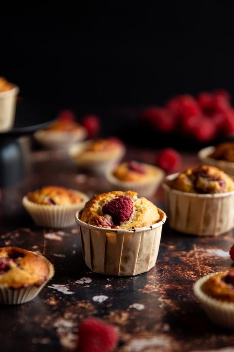 petit gâteau yaourt grec framboise gouter cupcake aérien