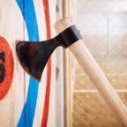 Cible de lancer de hache